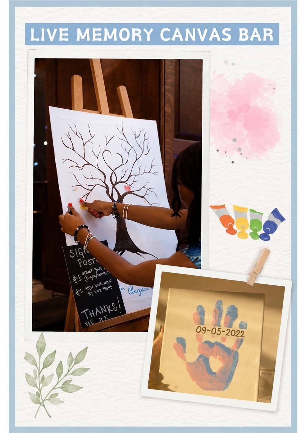 Memory Canvas Painting Carnival Stall — Carnival Artist wedding stall by Rajasthan Event Management